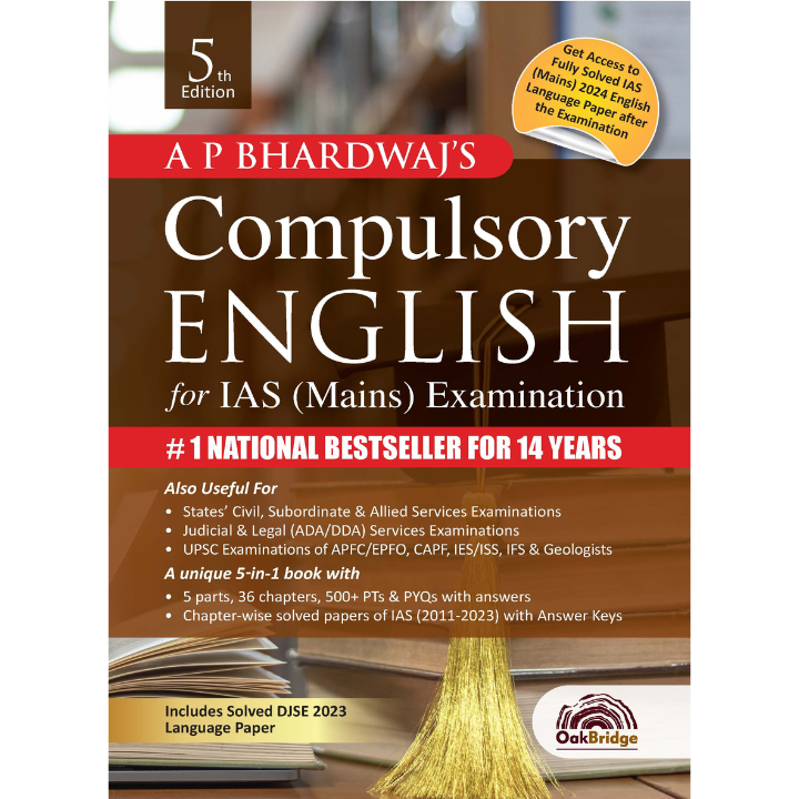 Compulsory English, 5th Edition for IAS Mains 2024 by A P Bhardwaj
